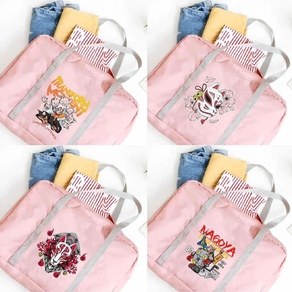 Women Travel Organizer Bag Outdoor Camping Foldable Large Capacity Storage