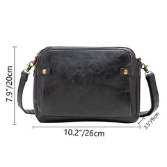 Vintage Leather Crossbody Bag Shoulder Handbags Travel Tote Shopping