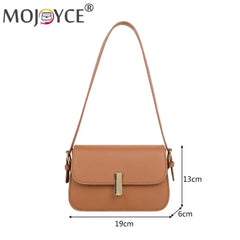 Vintage PU Leather Shoulder Underarm Bag Messenger Handbags Mini Flap Clutches