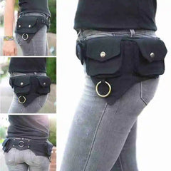 Women Waist Bag for Outdoor Sporting Money Street Hip-Hop Traveling
