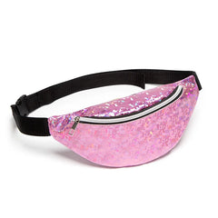 Sequins Waist Bag Fanny Pack Shoulder Waist Pack Bum Bag for Party Travel