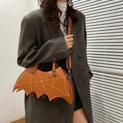 Halloween Spider Women Waist Bag PU Leather Handbag Crossbody Bag