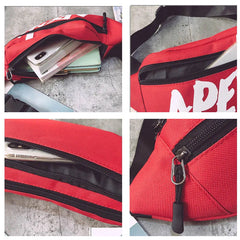 Canvas Waist Bag Chest Pack Fanny Pack