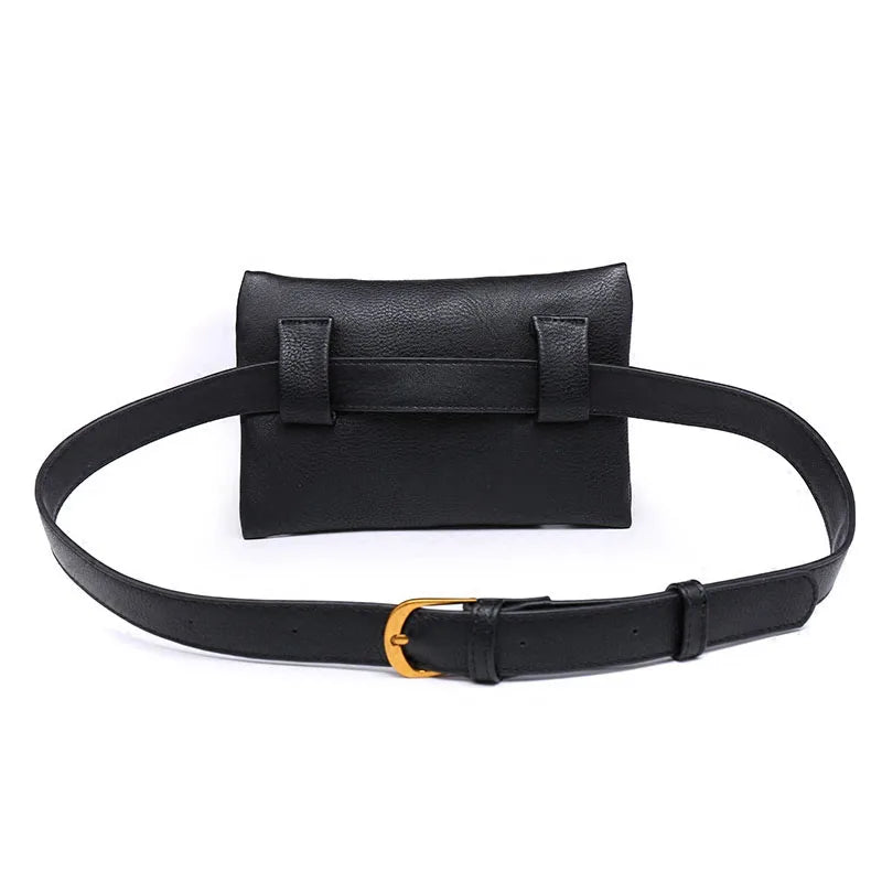 Women Waist Bag Tassel Fanny Pack Belt Small Cell Phone Purse