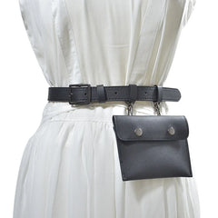 Women Waist Pack Female Leather Belt Bags For Women's Dress Phone Pouch High