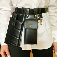 Leather Fanny Pack Women Belt Bag Crossbody Bags for Women