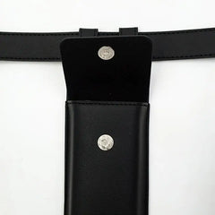 Women Waist Pack Leather Fanny Pack Belt Bag Crossbody Casual Chest Pack