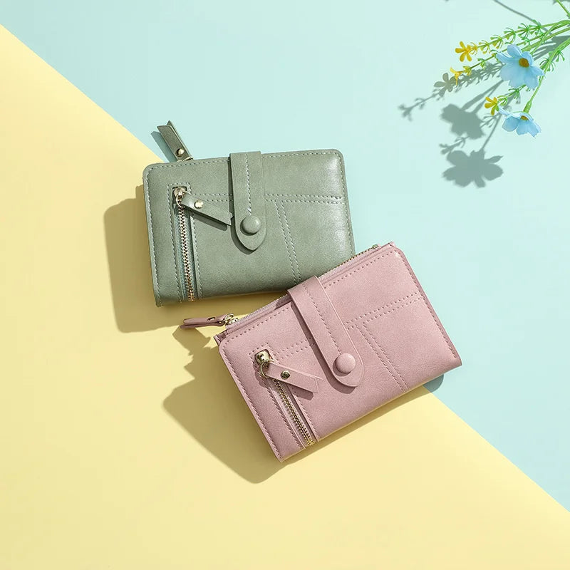 Women Wallet Coin Purse PU Leather Money Card Bag