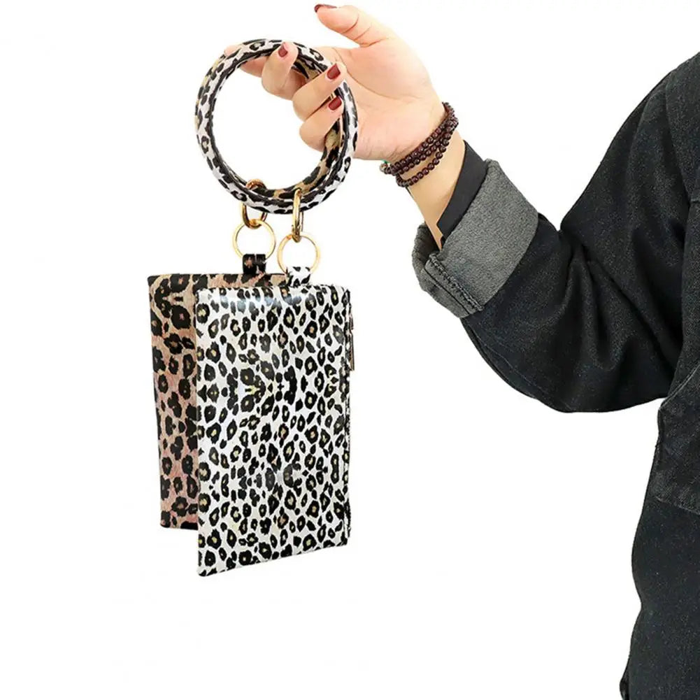 Women's Printed Zip Clutch Wallet Phone Bag