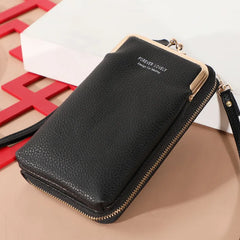 Women Wallet Small Shoulder Bag Multi-Function Letter Phone Money Wallets Clutch