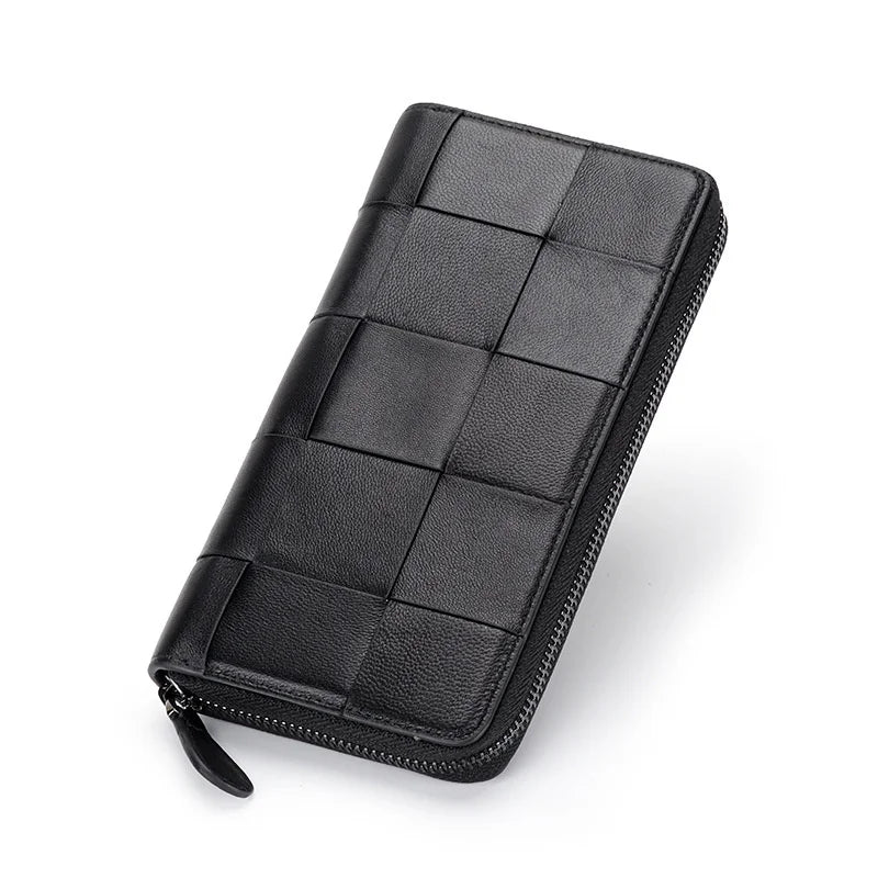 Leather Women's Wallet Long Zipper Money Coin Holder Purse