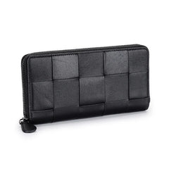 Leather Women's Wallet Long Zipper Money Coin Holder Purse