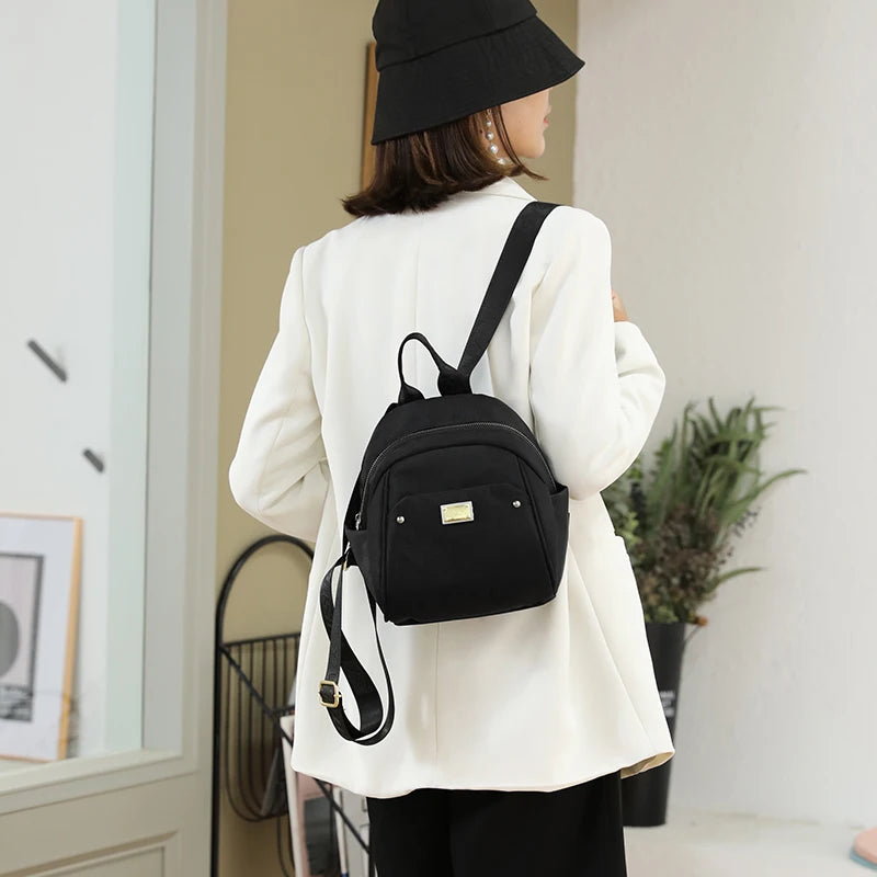Waterproof Nylon Backpack Youth Style Shoulder Bag