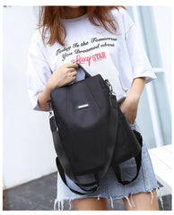 Women Waterproof Travel Backpack Anti-Theft Shoulder Bag Schoolbag