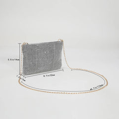 Women Wedding Party Clutch Shoulder Bags Chain Crossbody Handb