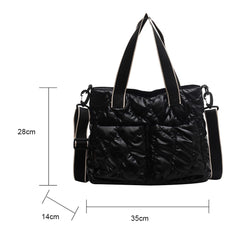 Quilted Waterproof Winter Crossbody Bag