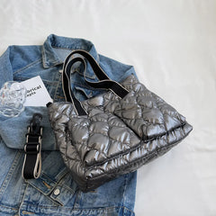 Quilted Waterproof Winter Crossbody Bag