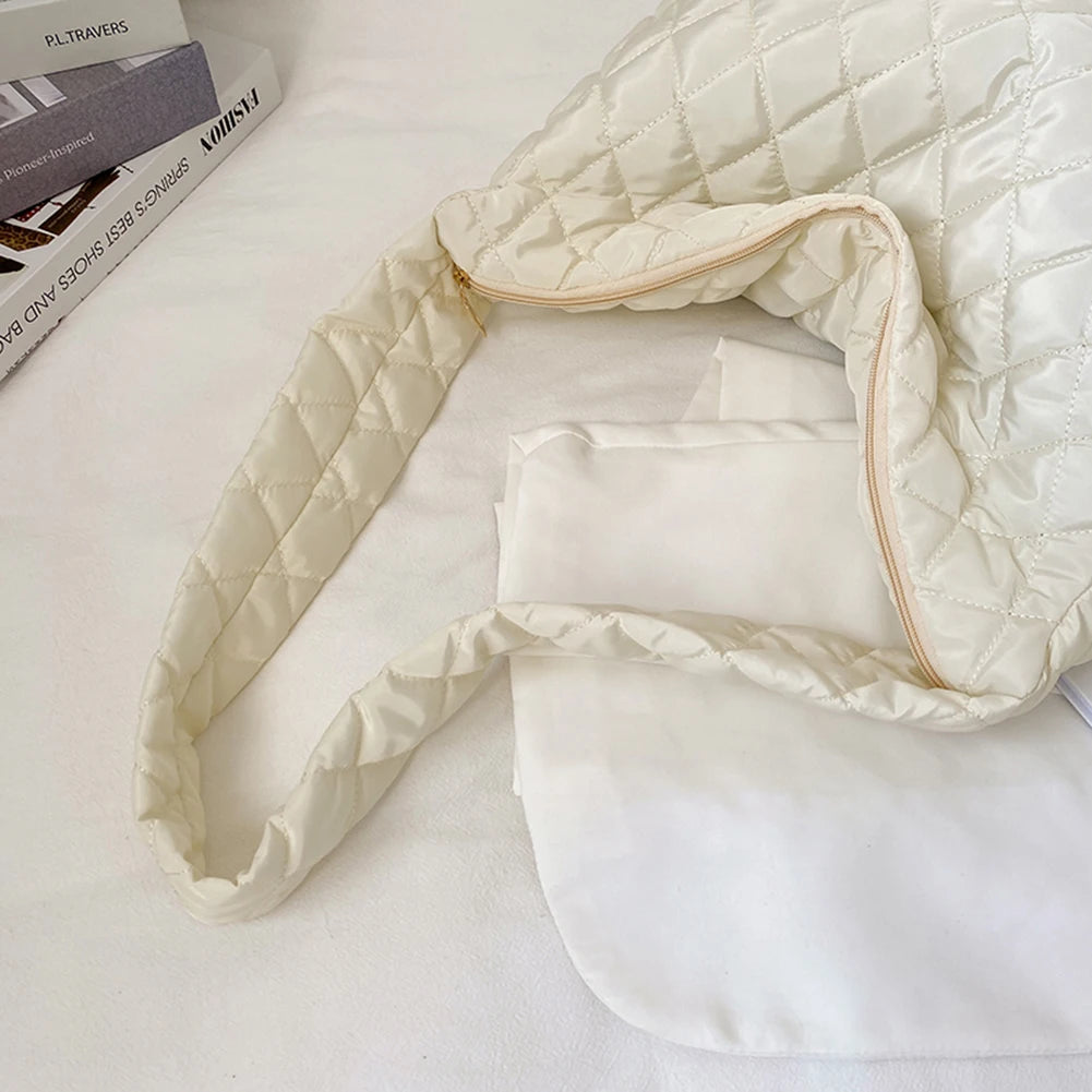 Women Winter Handbag Purses Space Pad Cotton Crossbody Bag