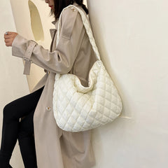 Women Winter Handbag Purses Space Pad Cotton Crossbody Bag