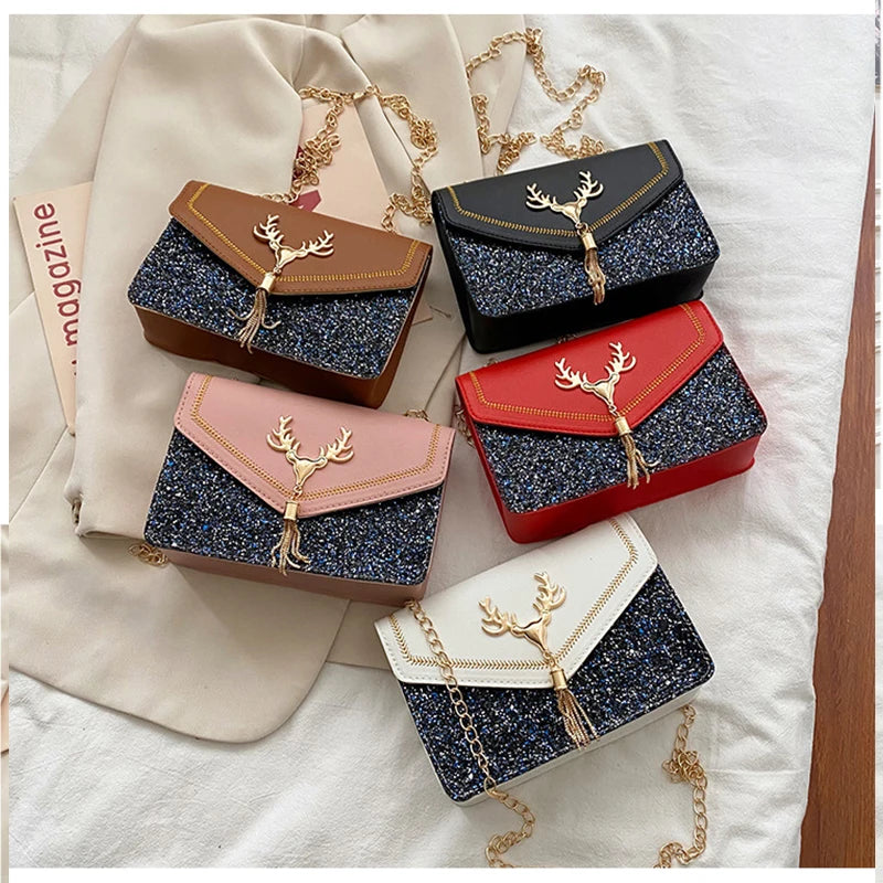 Women Nylon Crossbody Shoulder Bag for Mobile Phone