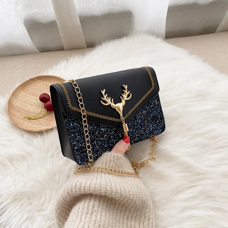 Women Nylon Crossbody Shoulder Bag for Mobile Phone