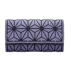 Luxur Luminous Geometric Diamond Wallet 20X10.5X2.5