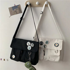 Vintage Harajuku Y2k Schoolbag Women Shoulder Bag