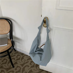 Nylon Large-Capacity Dumpling Purse Retro Shopping Bag