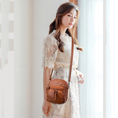 Soft Casual Small Flap Crossbody Bag for Women