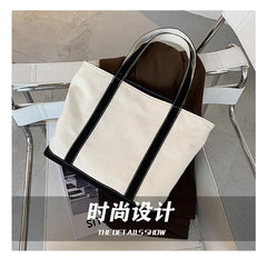 Women's Canvas Tote Bag Large Capacity Shoulder Bag