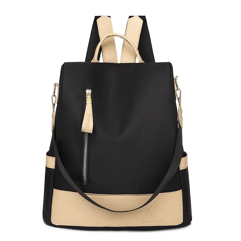 Women's Spring Casual Backpack Oxford Waterproof Travel Backpack