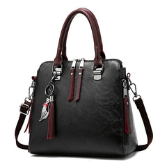 Retro Handbag Fox Pendant Crossbody Bag