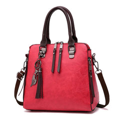 Retro Handbag Fox Pendant Crossbody Bag