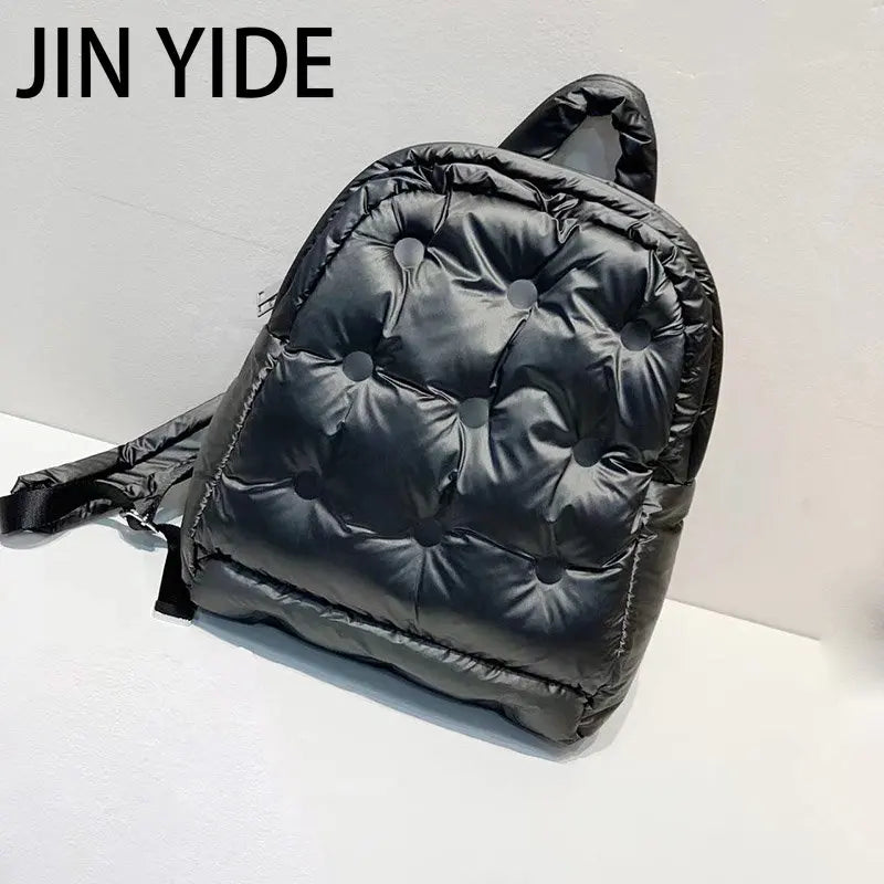 Winter Space Pad Cotton Feather Down Backpack