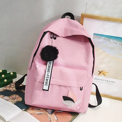 Women's Nylon Travel Shoulder Bag School Backpack