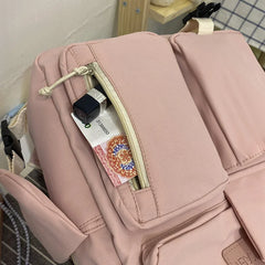Nylon Waterproof Anti-theft School Backpack for Girls