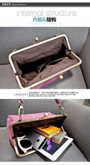 PU Leather Women's Shoulder Bag Hand Ladle Diagonal Frosted Stray Bag