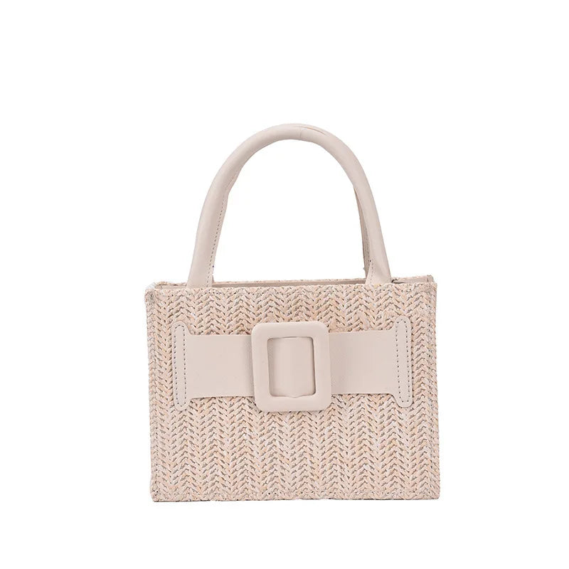 Summer Western Style Straw Crossbody Bag Tote Bag