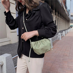 Contracted Small Crossbody Bag Leather Female Shoulder Bags