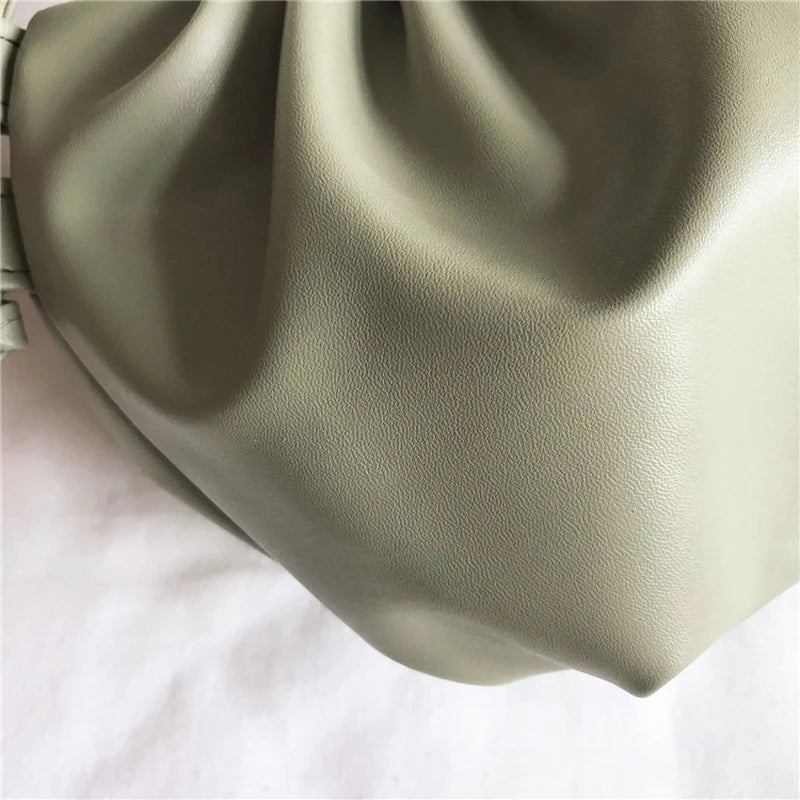 Contracted Small Crossbody Bag Leather Female Shoulder Bags