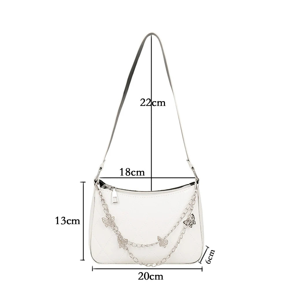 Vintage Butterfly Messenger Chain Bag