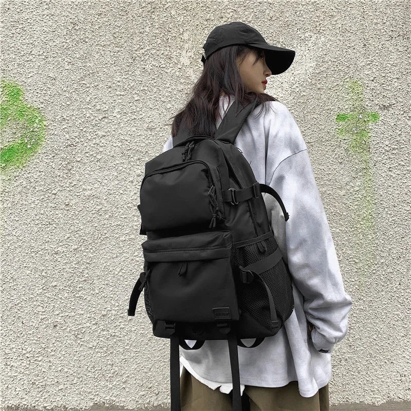 Women's Harajuku Oxford Gothic School Backpack - Large Capacity