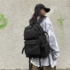 Women's Harajuku Oxford Gothic School Backpack - Large Capacity