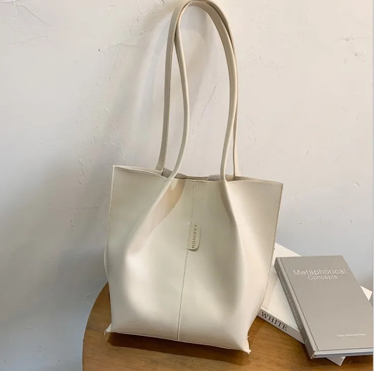Women's PU Shoulder Bag Large Tote Lady Handbag