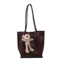 Women's PU Shoulder Bag Large Tote Lady Handbag