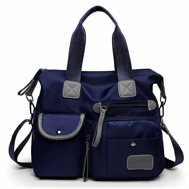 Women's Nylon Messenger Shoulder Handbag Waterproof Large Capacity