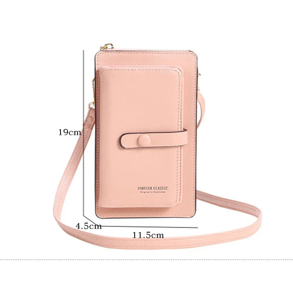 Women's Crossbody Cell Phone Shoulder Bag Touch Screen Phone Purse