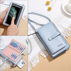 Women's Crossbody Cell Phone Shoulder Bag Touch Screen Phone Purse