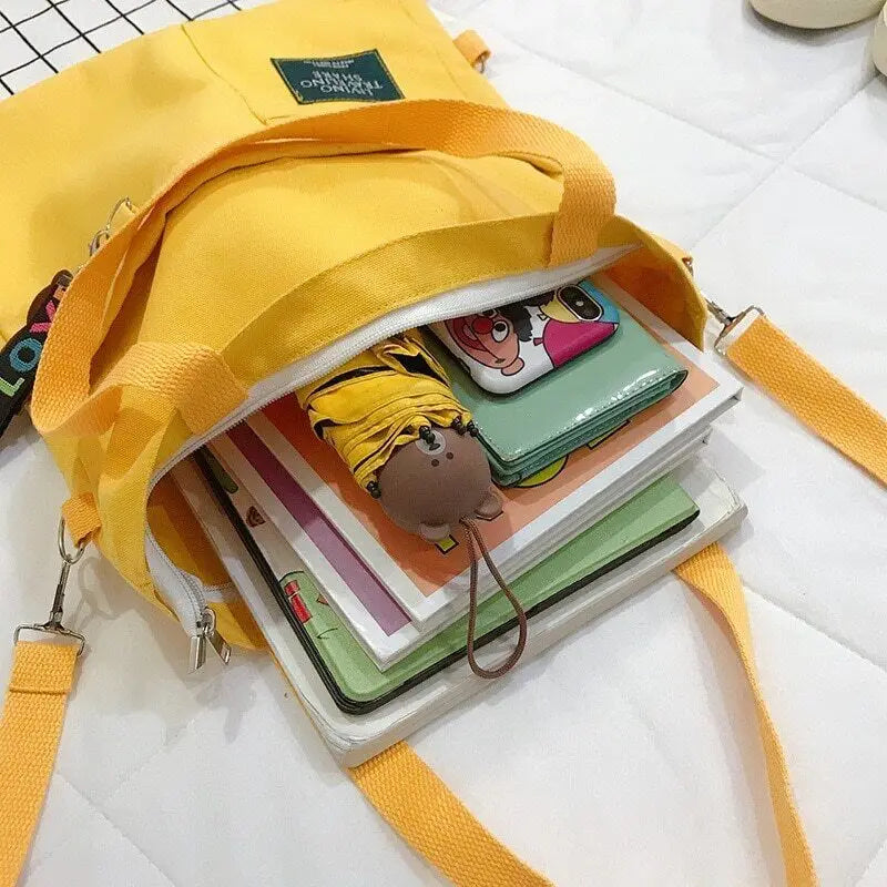 Women's Solid Crossbody Handbag Shopper Bolsas Female Tote