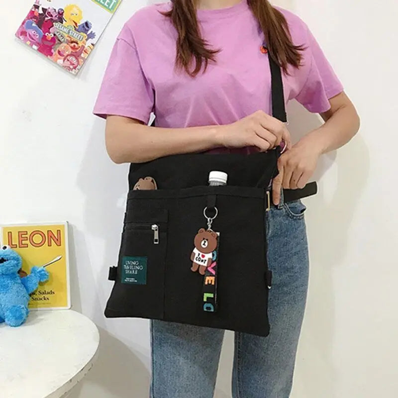 Women's Solid Crossbody Handbag Shopper Bolsas Female Tote